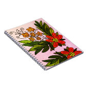 Notitieboek bloemen (Rechterzijde)