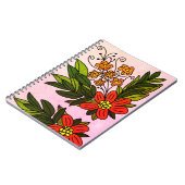 Notitieboek bloemen (Linkerzijde)