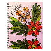 Notitieboek bloemen (Voorkant)