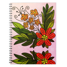 Notitieboek bloemen