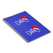 Notitieboek Blue Santa Hat Bone (Rechterzijde)