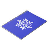 Notitieboek Blue Snow Flake (Linkerzijde)