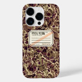 Notitieboek Brown VNTG NTBK Case-Mate iPhone Case (Achterkant)