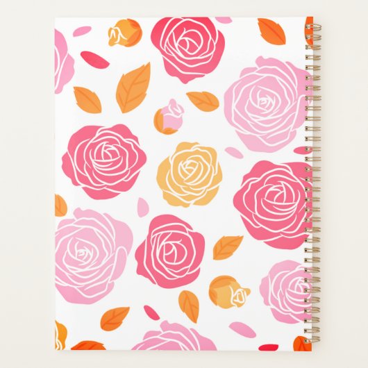 Notitieboek-bruiloftsbrij van Planner (Achterkant)