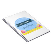 Notitieboek | 'Bunny kisses' schattig Pasen ontwer (Rechterzijde)