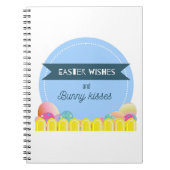 Notitieboek | 'Bunny kisses' schattig Pasen ontwer (Voorkant)