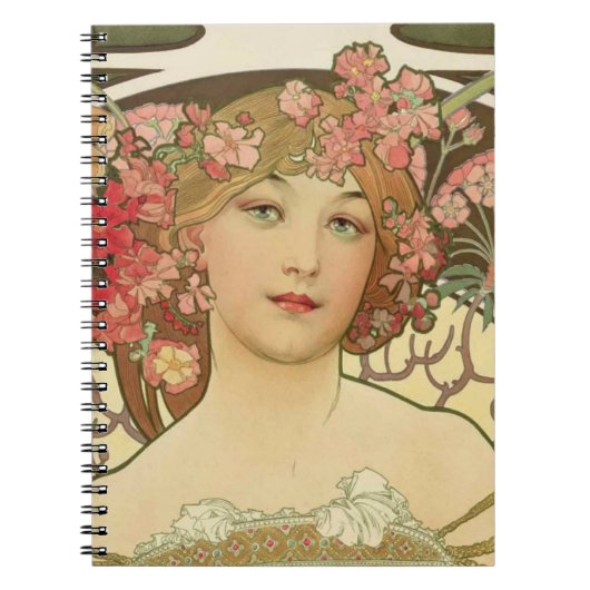 Notitieboek Champagne Alphonse Mucha (Voorkant)