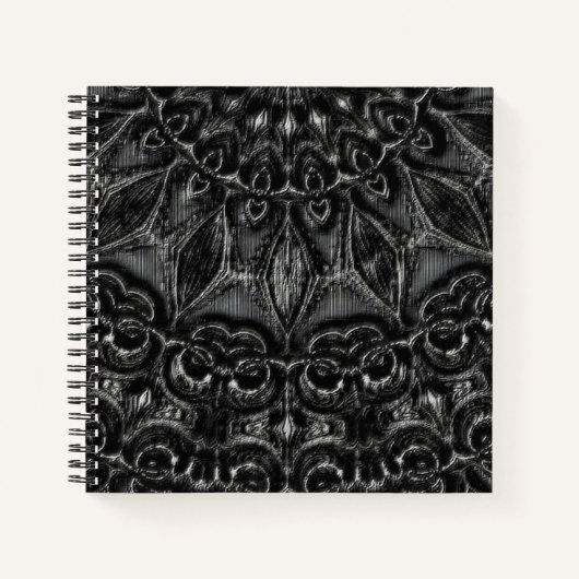 Notitieboek Charcoal Mandala (Voorkant)