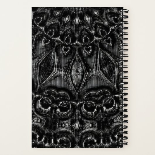 Notitieboek Charcoal Mandala (Achterkant)
