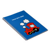 Notitieboek Choo choo-trein | kinder schoolspullen (Rechterzijde)