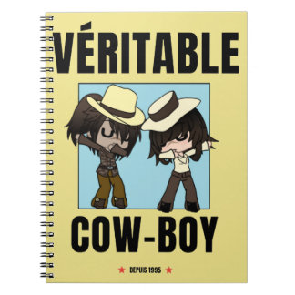 notitieboek "cowboy chibi "
