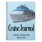 Notitieboek Cruise Vacation Journal Verzenden Aang (Voorkant)