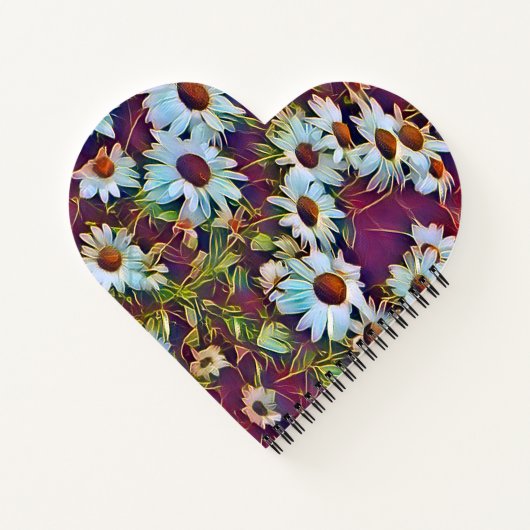 NOTITIEBOEK DAISY FLOWERS (Achterkant)