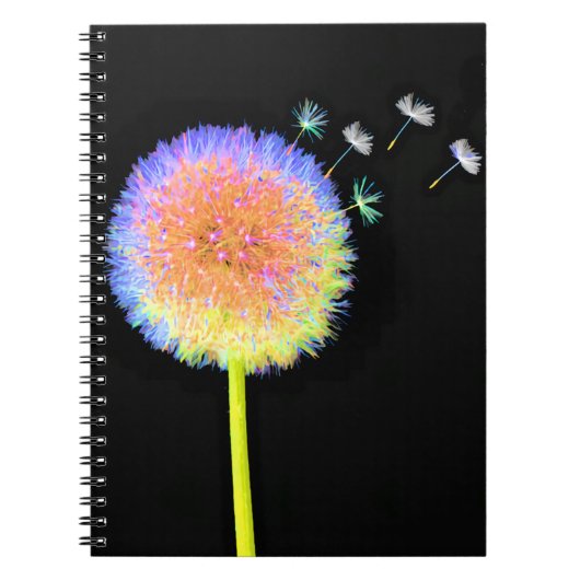 Notitieboek Dandelion Seeds Neon (Voorkant)