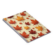 notitieboek dat doet denken aan het herfstweer (Rechterzijde)