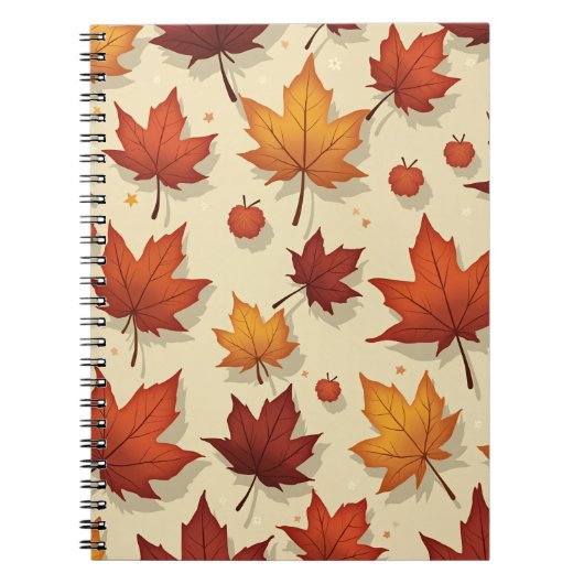 notitieboek dat doet denken aan het herfstweer (Voorkant)