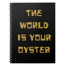 Notitieboek - De wereld is je oester