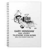 Notitieboek Disk Jockey (Voorkant)