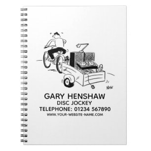 Notitieboek Disk Jockey