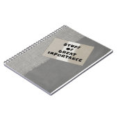 Notitieboek - Dopingen van grote betekenis (Linkerzijde)