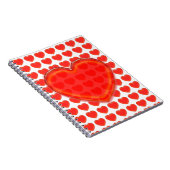 Notitieboek - Drie dimensionale harten (Rechterzijde)