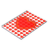 Notitieboek - Drie dimensionale harten (Linkerzijde)