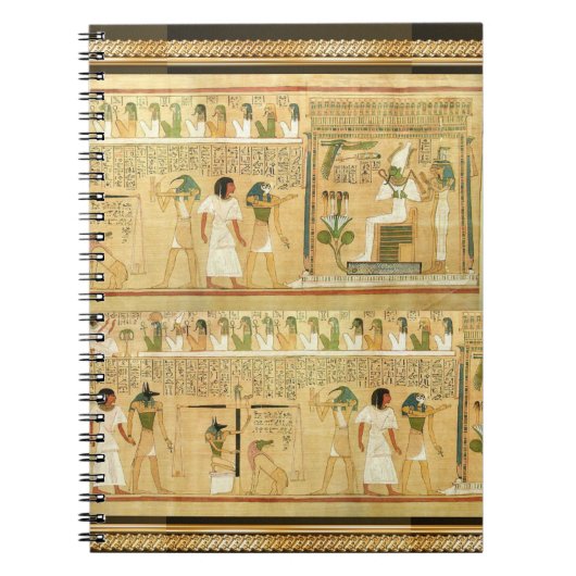 Notitieboek Egypte-Hieroglyphs (Voorkant)
