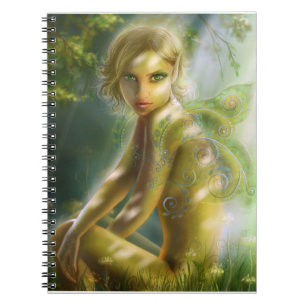 Notitieboek Elf in hout