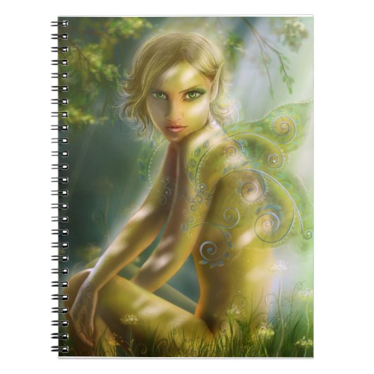 Notitieboek Elf in hout (Voorkant)