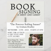 Notitieboek- en potloodschrijvers Boektekening Adv Flyer (Voorkant)