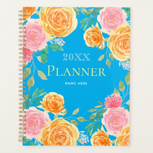 Notitieboek Floral Planner (Voorkant)