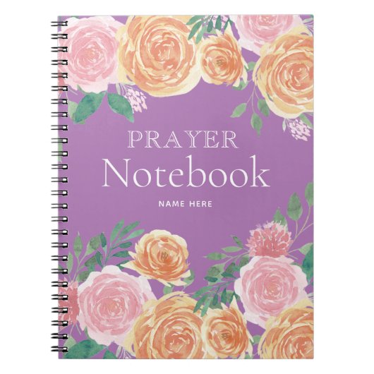 Notitieboek Floral Prayer (Voorkant)
