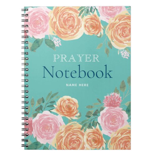 Notitieboek Floral Prayer (Voorkant)