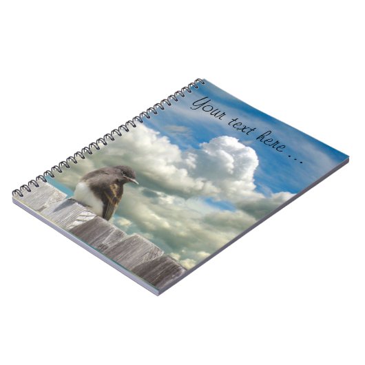 Notitieboek - Flycatcher op hek (Linkerzijde)