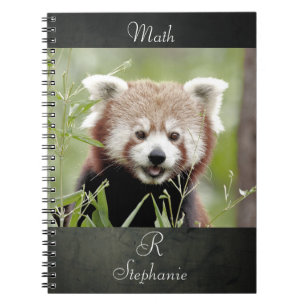 Notitieboek Foto: rode panda, dieren 0443. notitie