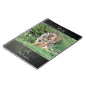 notitieboek Fototijger, dieren. (Linkerzijde)