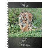 notitieboek Fototijger, dieren. (Voorkant)