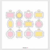 Notitieboek frame sticker (Vel)