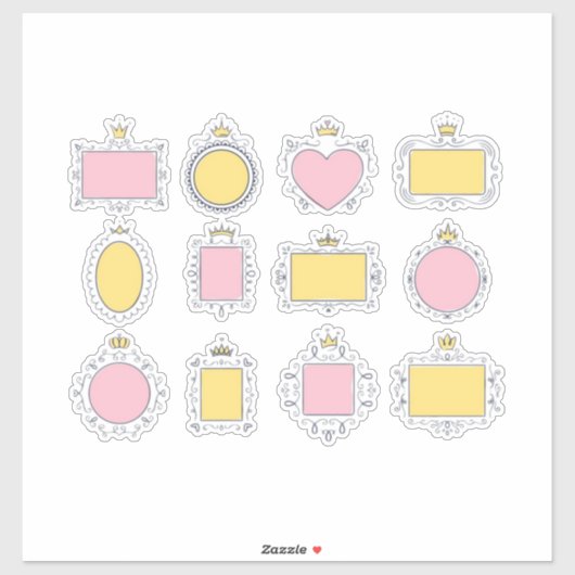 Notitieboek frame sticker (Vel)