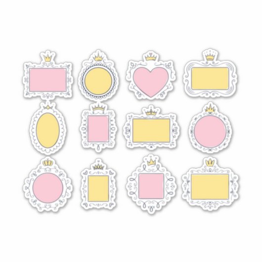 Notitieboek frame sticker (Voorkant)