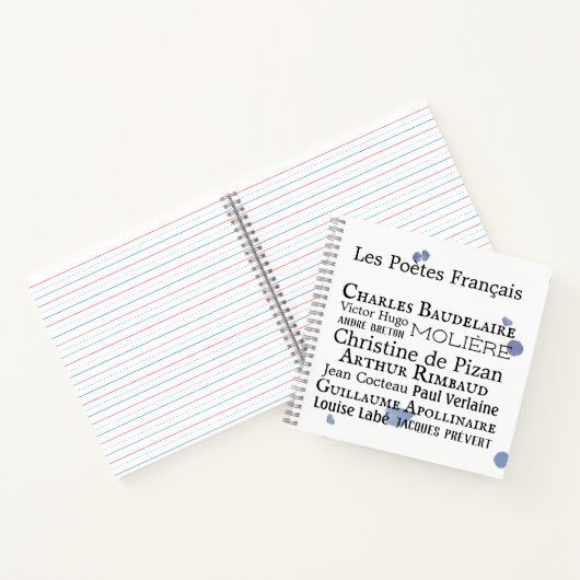 Notitieboek Franse dichters (Binnen)