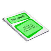 Notitieboek gekromde vierkantjes (Rechterzijde)