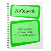 Notitieboek gekromde vierkantjes (Voorkant)