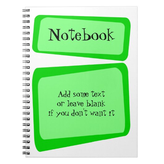 Notitieboek gekromde vierkantjes (Voorkant)