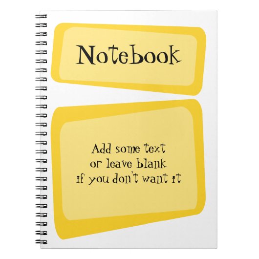 Notitieboek gekromde vierkantjes (Voorkant)