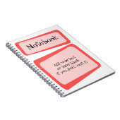 Notitieboek gekromde vierkantjes (Rechterzijde)