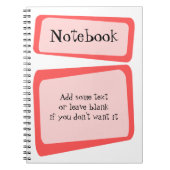 Notitieboek gekromde vierkantjes (Voorkant)