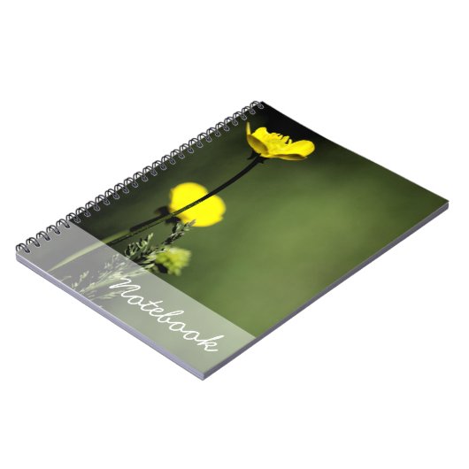 Notitieboek Gele bloemen (Linkerzijde)