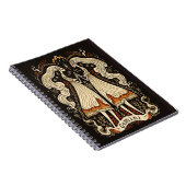 Notitieboek Gemini Hemelse Zodiac Art (Rechterzijde)