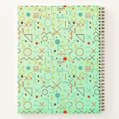 Notitieboek Geometrische vormen patroon (Achterkant)